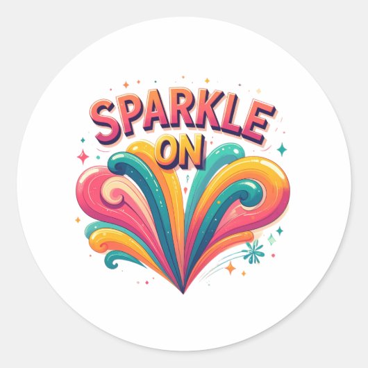 Sparkle Un — Shimmering Inspirational Sticker Coll (Voorkant)