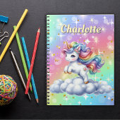 Sparkle unicorn magische wolk notitieboek