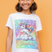 Sparkle unicorn magische wolk t-shirt