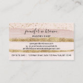 Sparkle Unieke Roze Cake Visitekaartje (Achterkant)