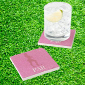 Sparkle Up Your Golf Game Stenen Onderzetter