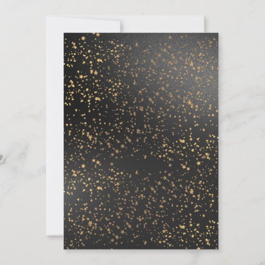 Sparkle verjaardagsuitnodiging kaart (Achterkant)