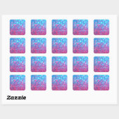 Sparkle Vierkante Sticker (Vel)