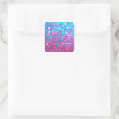 Sparkle Vierkante Sticker (Tas)