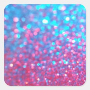 Sparkle Vierkante Sticker