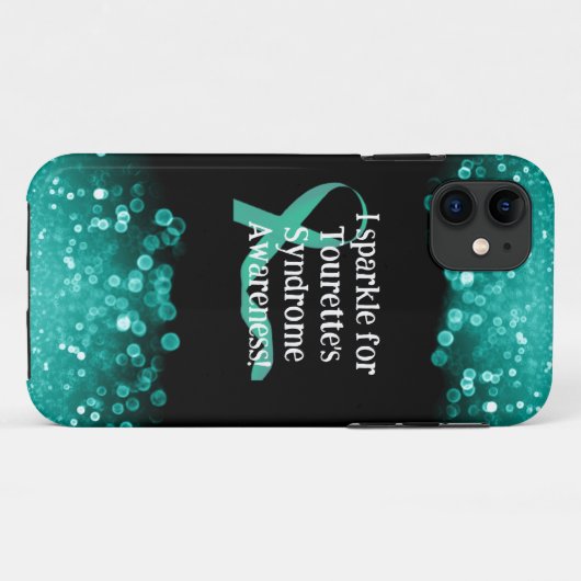 sparkle voor Tourette's Syndroom Custom Iphone Cas Case-Mate iPhone Case (Achterkant (horizontaal))