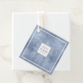 Sparkle Wedding Blue ID515 Bedankjes Labels (In situ)