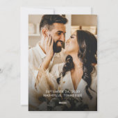 Sparkle Wedding Feestdagenkaart (Achterkant)