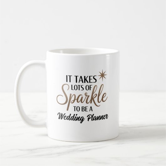 Sparkle Wedding Planner Koffiemok (Links)