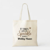 Sparkle Wedding Planner Tote Bag (Achterkant)