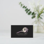 Sparkle Whisk Glitter Roos Gold Bakery Utile Visitekaartje (Staand voorkant)