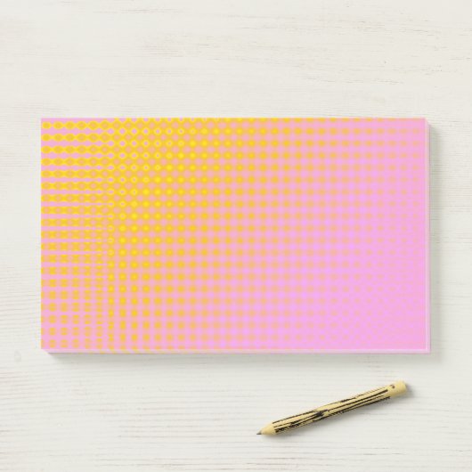 Sparkle yellow and pink post-it notes (Op bureau)