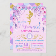 Sparkle Zeemeermin onder het Zee Verjaardag