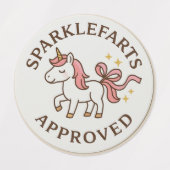 Sparklefarts Goedgekeurde Labels - CherryBombCo (Design 2)