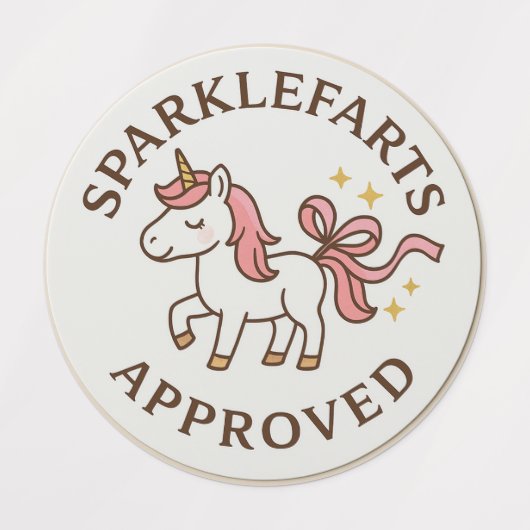 Sparklefarts Goedgekeurde Labels - CherryBombCo (Design 1)