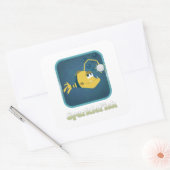 SparkleFish-Sticker Vierkante Sticker (Envelop)
