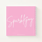 SparkleJoy gemiddelde het Notitieboek van 8,5 x 8, (Achterkant)