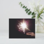 Sparkler Briefkaart (Staand voorkant)