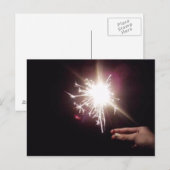Sparkler Briefkaart (Voorkant / Achterkant)