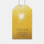 Sparkler Gold Gift Label Cadeaulabel (Voorkant)