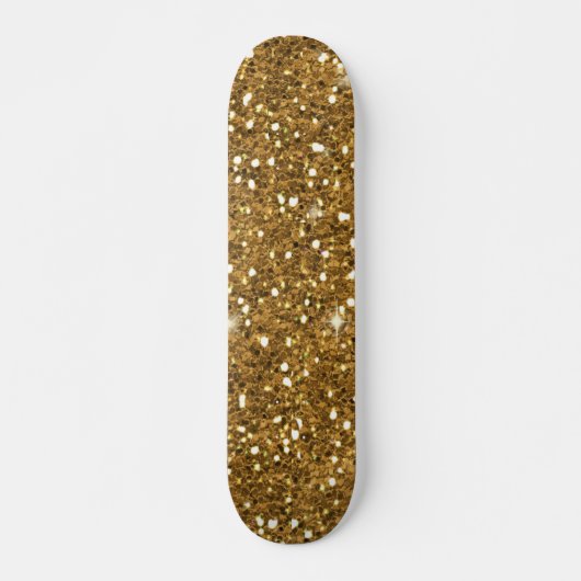 Sparkler Gold Skateboard (Voorkant)