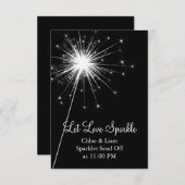 Sparkler Holder (zwart) Informatiekaartje (Voorkant / Achterkant)