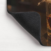 Sparkler In a Glass Of Whiskey Muismat (Hoek)