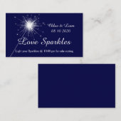 Sparkler Label Informatiekaartje (Voorkant / Achterkant)