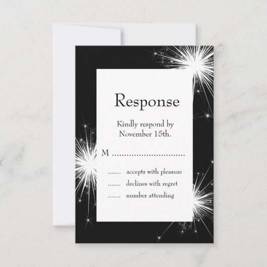 Sparkler RSVP (zwart) (Voorkant)