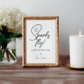 Sparkler Stuur weg Laat de vonken zwart wit vliege