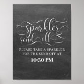 Sparkler Verzend van de Tijd van het Bieden Twitte Poster (Voorkant)