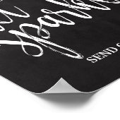 Sparkler verzendt 8 x 10-teken uit het alkbord poster (Hoek)