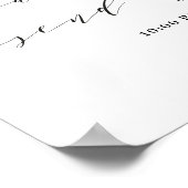 Sparkler verzendt bericht Borg-bevestiging Poster (Hoek)