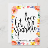 Sparkler verzendt betaalbaar afstempelen van het F (Voorkant)