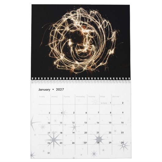 SparklerArt Dates Kalender (Jan 2027)