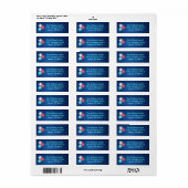 Sparklers 4e juli Adresetiketten BBQ Party Etiket (Full Sheet)