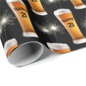Sparklers in 21-jarige bier cadeaupapier (Rol Hoek)