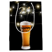 Sparklers in 21-jarige bier medium cadeauzakje (Voorkant)