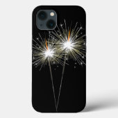 Sparklers op zwart Case-Mate iPhone case (Achterkant)