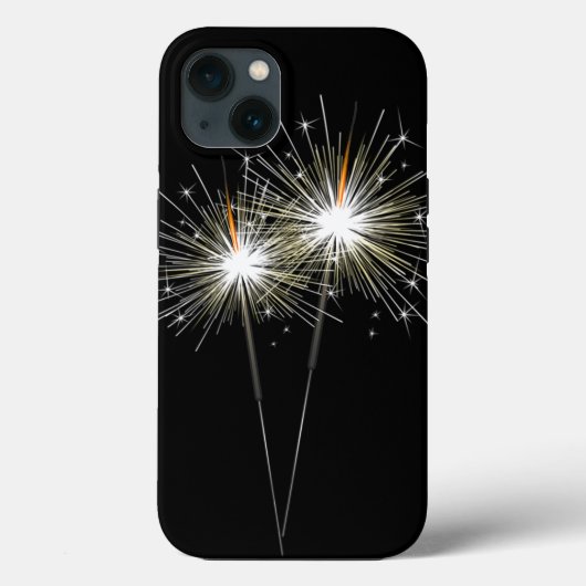 Sparklers op zwart Case-Mate iPhone case (Achterkant)