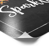 Sparklers Rustic Chalkboard Floral Wedding Sign Foto Afdruk (Hoek)