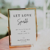 Sparklers Sign, Wedding Send Off Sign, Kaart