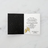 Sparklers van de Partij van de Jubileum nodigen ui Kaart (Binnen)