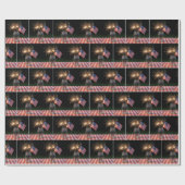 Sparklers With American Flag Cadeaupapier (Vlak)