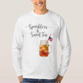 Sparklers & Zoete Thee: Ontspannen 4 juli T-shirt