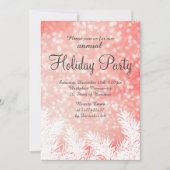 Sparkles bokee winter denbomen corporate vakantion kaart (Voorkant)