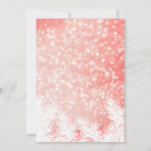 Sparkles bokee winter denbomen corporate vakantion kaart (Achterkant)