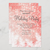 Sparkles bokee winter denbomen corporate vakantion kaart (Voorkant / Achterkant)