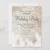 Sparkles bokee winter denbomen corporate vakantion kaart (Voorkant)