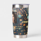 Sparkles Custom Logo Photo Business Geïsoleerde Drinkbeker (Links)